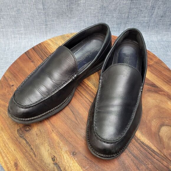 COLE HAAN Loafers Original Grand Leather Slip-On Black Men's 9M - Picture 11 of 12